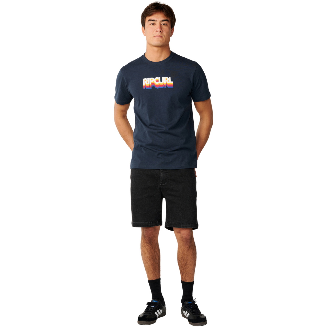 2026 Rip Curl Herre Strømlinet Som Mor T-Shirt 13SMTE - Dark Navy